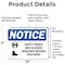Signmission 7 in Height, 10 in Width, Vinyl Decal, Rectangle OS-2PACK-NS-D-710-L-18215 - alternate 5